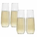 Repartir Unbreakable Tritan 8 oz Champagne Flute - Stemless - Set of 4 RE3033253